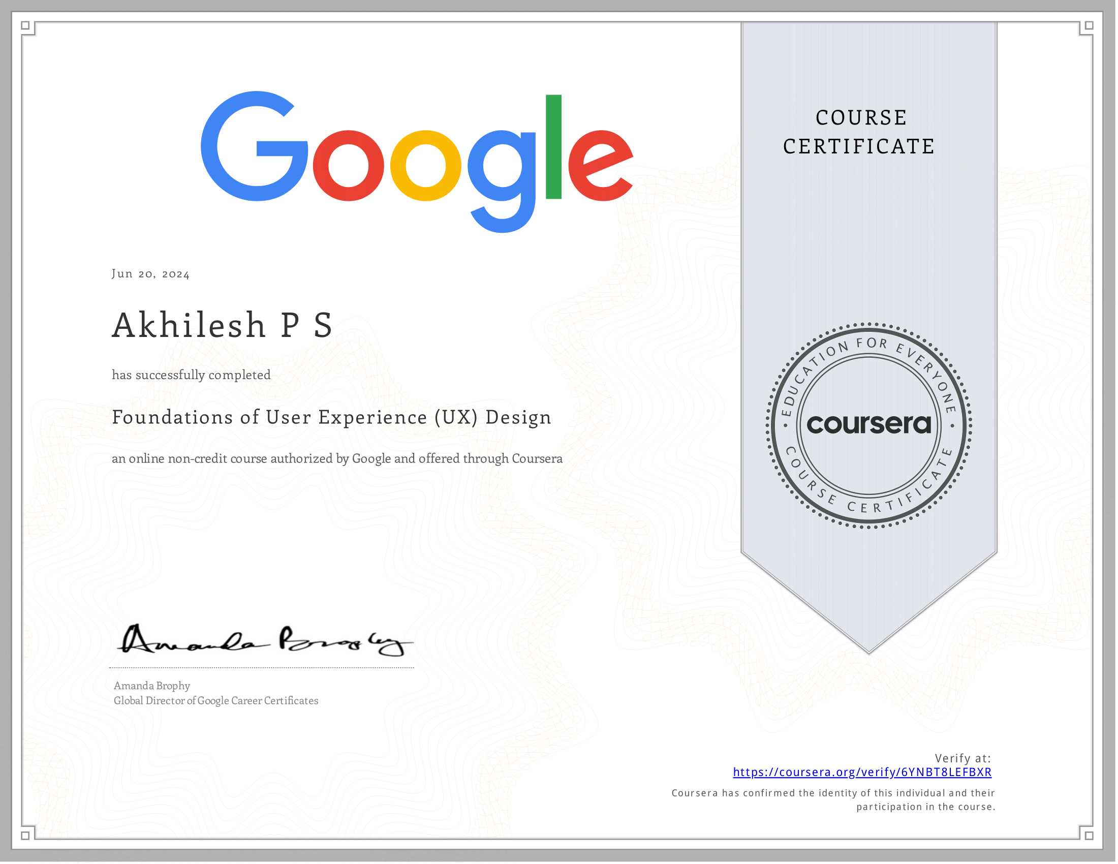 Google UX Design Course 1